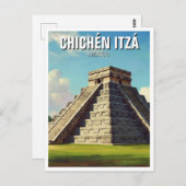 Chichen Itza Mexico Travel Beach Briefkaart (Voorkant / Achterkant)