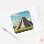 Chichen Itza Mexico Travel Beach Vierkante Sticker (Envelop)