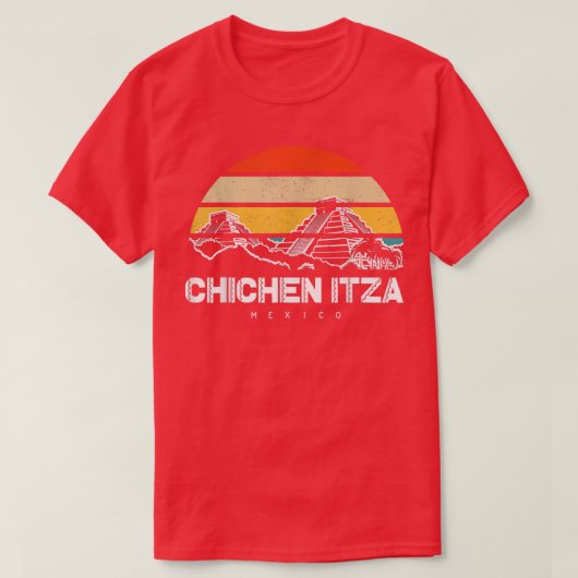 Chichen Itza Mexico Vacation T-shirt (Design voorkant)