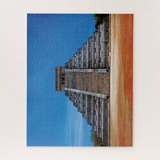 Chichen Itza Pyramid Jigzaag Puzzle Legpuzzel (Verticaal)