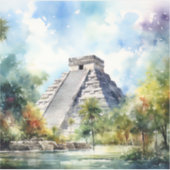 Chichen Itza Sticker (Voorkant)