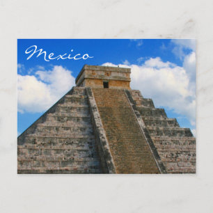 chichen itza tempel briefkaart