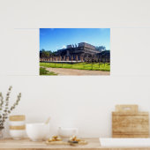 Chichen Itza. Tempel krijgers Poster (Keuken)
