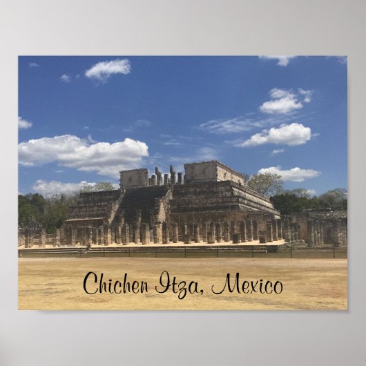 Chichen Itza Tempel van de Warriors #3 Poster (Voorkant)