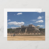 Chichen Itza Temple van het Briefkaart van de Warr (Voorkant / Achterkant)
