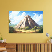 Chichen Itza, toile étirée (Insitu(Salon))