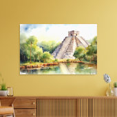 Chichen Itza, toile étirée (Insitu(Salon))