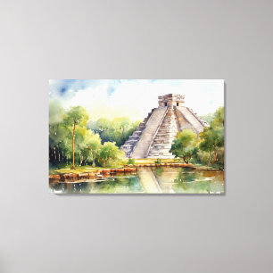 Chichen Itza, toile étirée