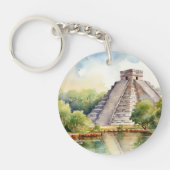 Chichen Itza, uitgerekt Sleutelhanger (Voorkant)