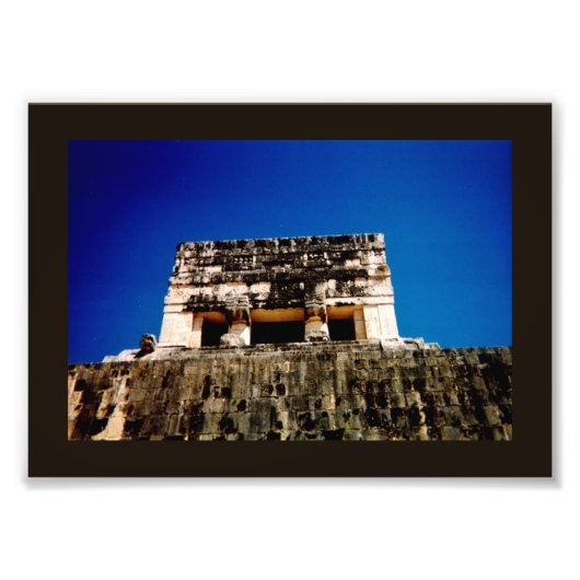 Chichen Itza Wall Foto Afdruk (Voorkant)