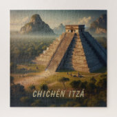 Chichén Itzá Yucatá Mexico Landschapsreizen Legpuzzel (Verticaal)
