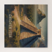 Chichén Itzá Yucatán Mexico Landschap Reizen Legpuzzel (Horizontaal)