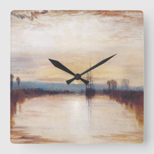 Chichester Canal door Joseph William Turner Vierkante Klok