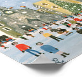 Chichester Cathedral A Snow Scene Poster (Hoek)