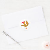 ChiChi Chicken Ronde Sticker (Envelop)
