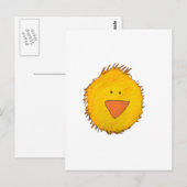 Chick Alone Briefkaart (Voorkant / Achterkant)