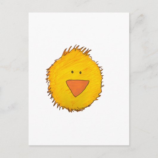Chick Alone Briefkaart (Voorkant)