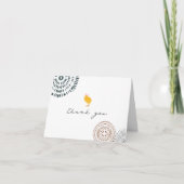 Chick Bow Hartelijk dank Bedankkaart (Voorkant)