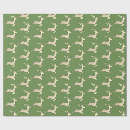 Chick Copper Roos Gold kerstrender Cadeaupapier (Vlak)