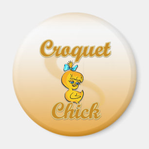 Chick Croquet Magneet