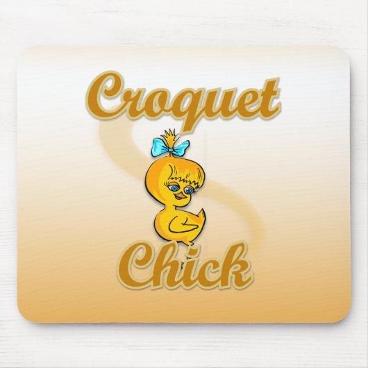 Chick Croquet Muismat (Voorkant)