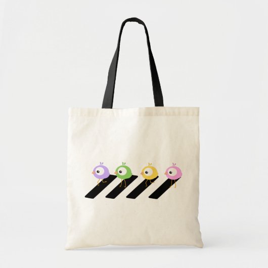 Chick Crossing - Beatles Abbey Road style canvas t Tote Bag (Voorkant)