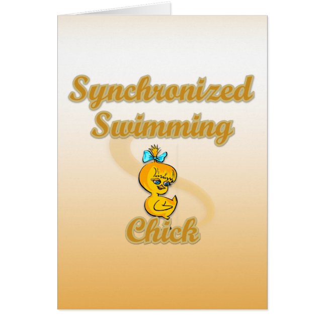 Chick de natation synchronisée (Devant)