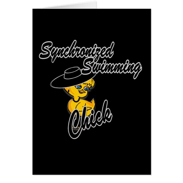 Chick de natation synchronisée #4 (Devant)