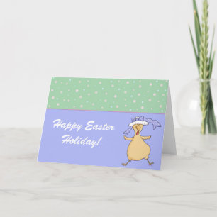 Chick de Pâques - Bonne carte de voeux de Pâques