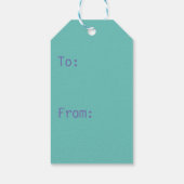 CHICK EASTER GIFT LABEL CADEAULABEL (Achterkant)