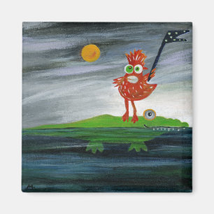 Chick en Crock Magneet