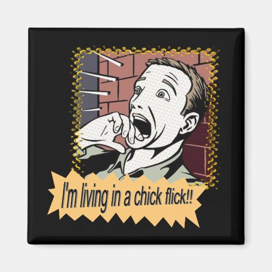 Chick Flick Magnet Magneet (Voorkant)