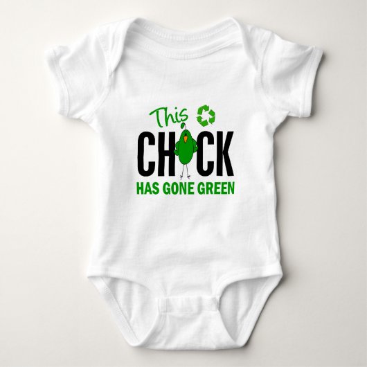 Chick Gone Green 2 Romper (Voorkant)