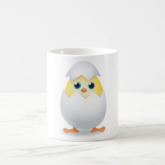 Chick Hatching Yellow Chicken Mug (Centre)