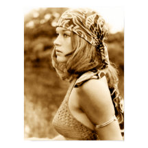 Chick Hippie 1971 - Impression artistique