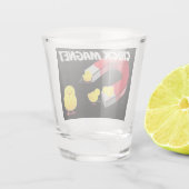 CHICK Maan Shot Glas (Achterkant)
