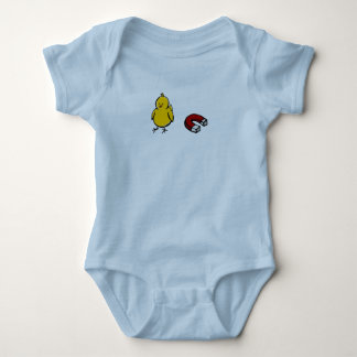 chick magnet baby romper