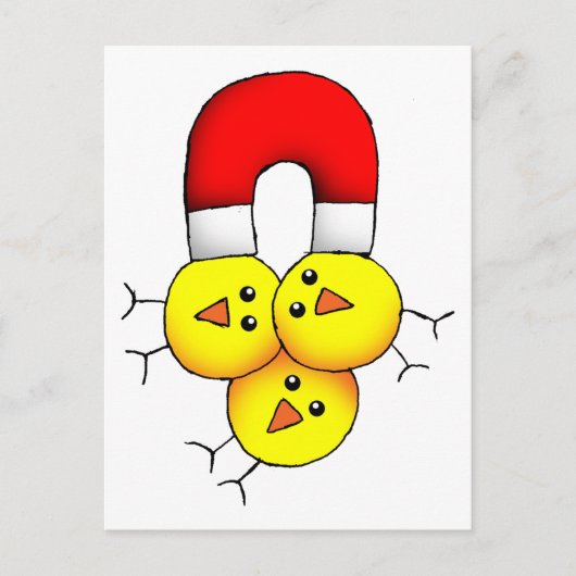 Chick Magnet Briefkaart (Voorkant)