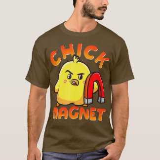 Chick Magnet Funny Halloween Costume Magnetic T-shirt