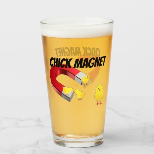 CHICK Magnet Glas (Voorkant gevuld)