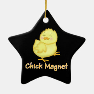 Chick Magnet Keramisch Ornament