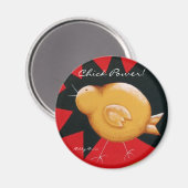 Chick Magnet. Magneet (Voorkant / Achterkant)