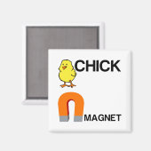 CHICK MAGNET MAGNEET (Voorkant / Achterkant)