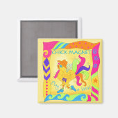 Chick Magnet Play in Little Magnet Magneet (Voorkant / Achterkant)