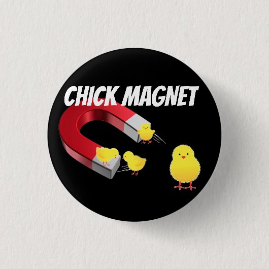 CHICK Magnet Ronde Button 3,2 Cm (Voorkant)