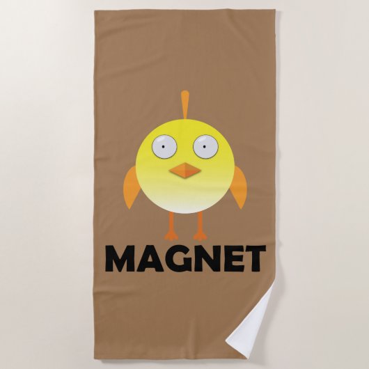 Chick Magnet - Serviette de plage (Devant)