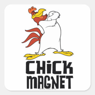 Chick Magnet Vierkante Sticker