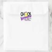 Chick onderbroken 2 Lupus Ronde Sticker (Tas)