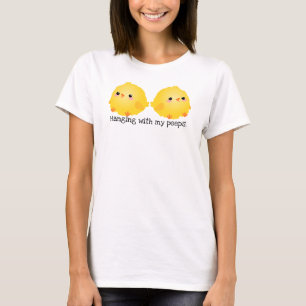 Chick, opknoping met mijn peeps t-shirt