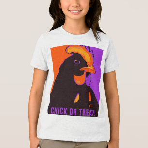 Chick ou traiter Halloween Pop Art Chicker Tshirt